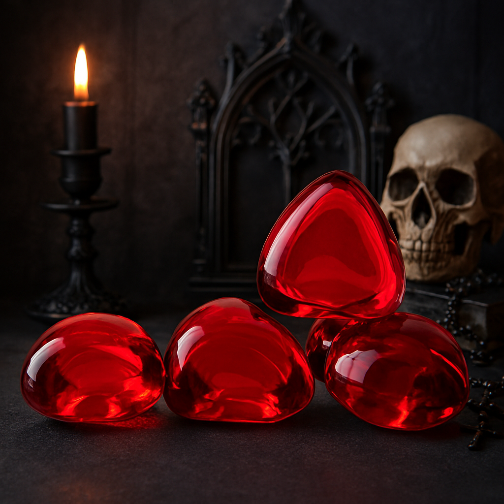 Perle d'obscurité ( Cœur fraise )